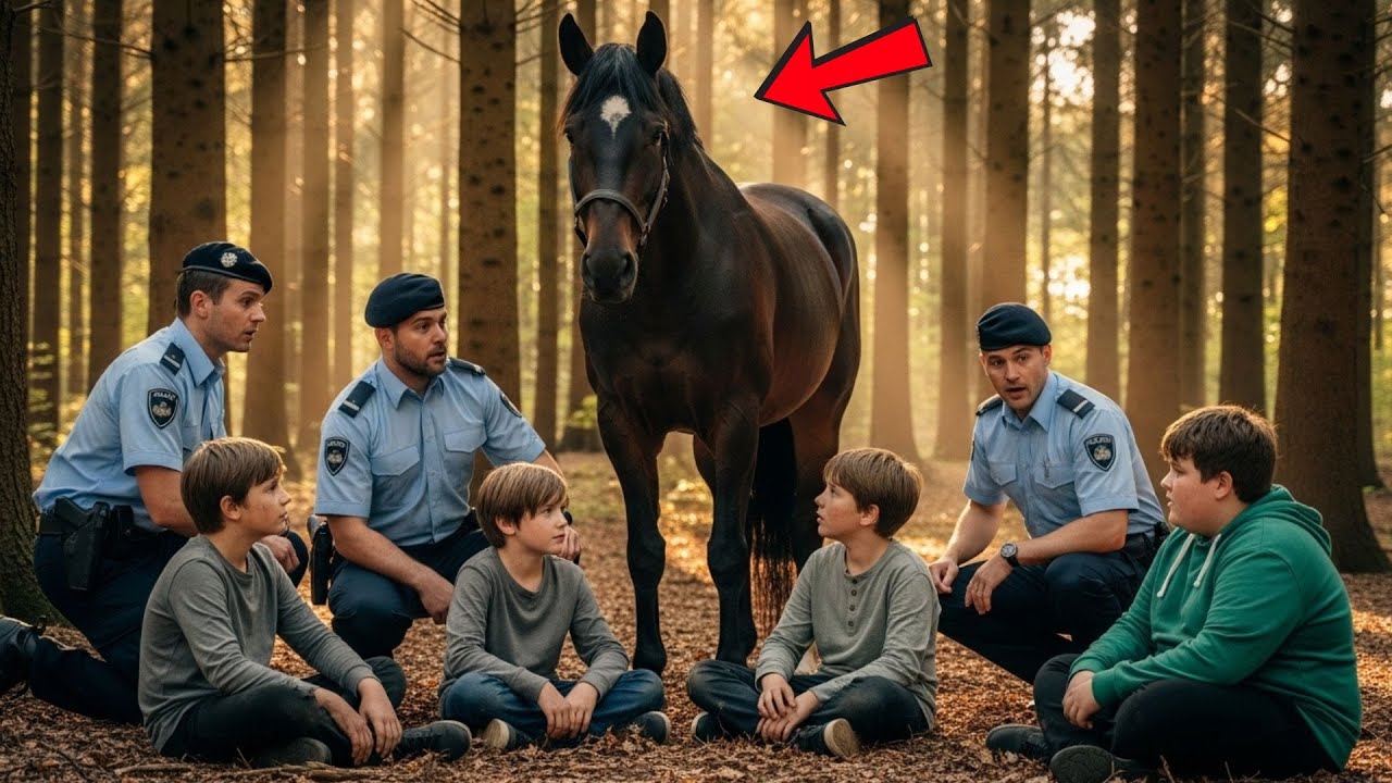MUSTANG FÜHRT DIE POLIZEI ZU DEN VERMISSTEN KINDERN — WAS SIE ENTDECKTEN, VERÄNDERTE ALLES