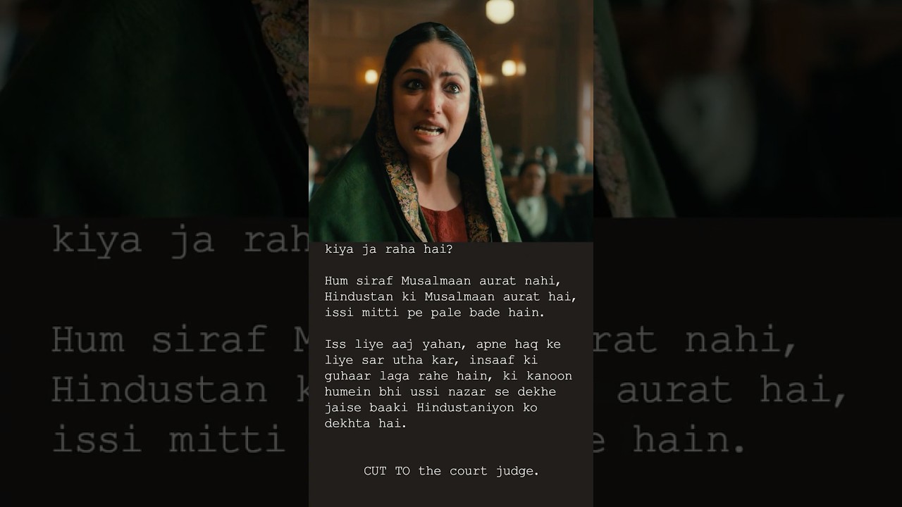 #YamiGautam&rsquo;s POWERFUL MONOLOGUE That LEAVES You SPEECHLESS 🤯🔥 #Haq #Drama