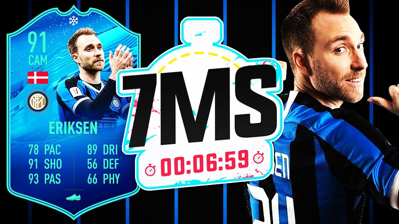 91 WINTER REFRESH INTER MILAN ERIKSEN!! 7 MINUTE SQUAD BUILDER - FIFA 20 ULTIMATE TEAM