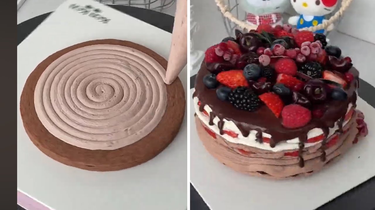 Mixed Fruit Cake #Cake Decorating Ideas
