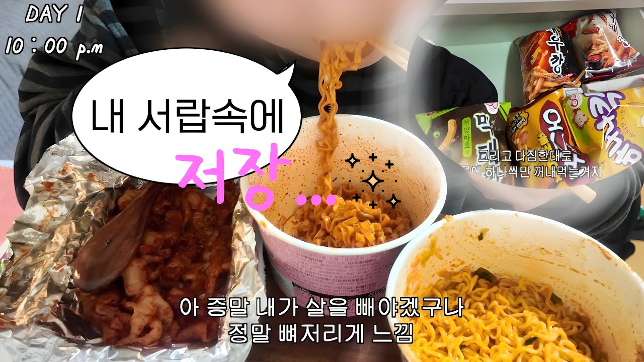 (다이어트 일지#11) 과자창고를 만들어보자! 음식 중독에서 벗어나기 (feat.100키로 빠지 간 썰)