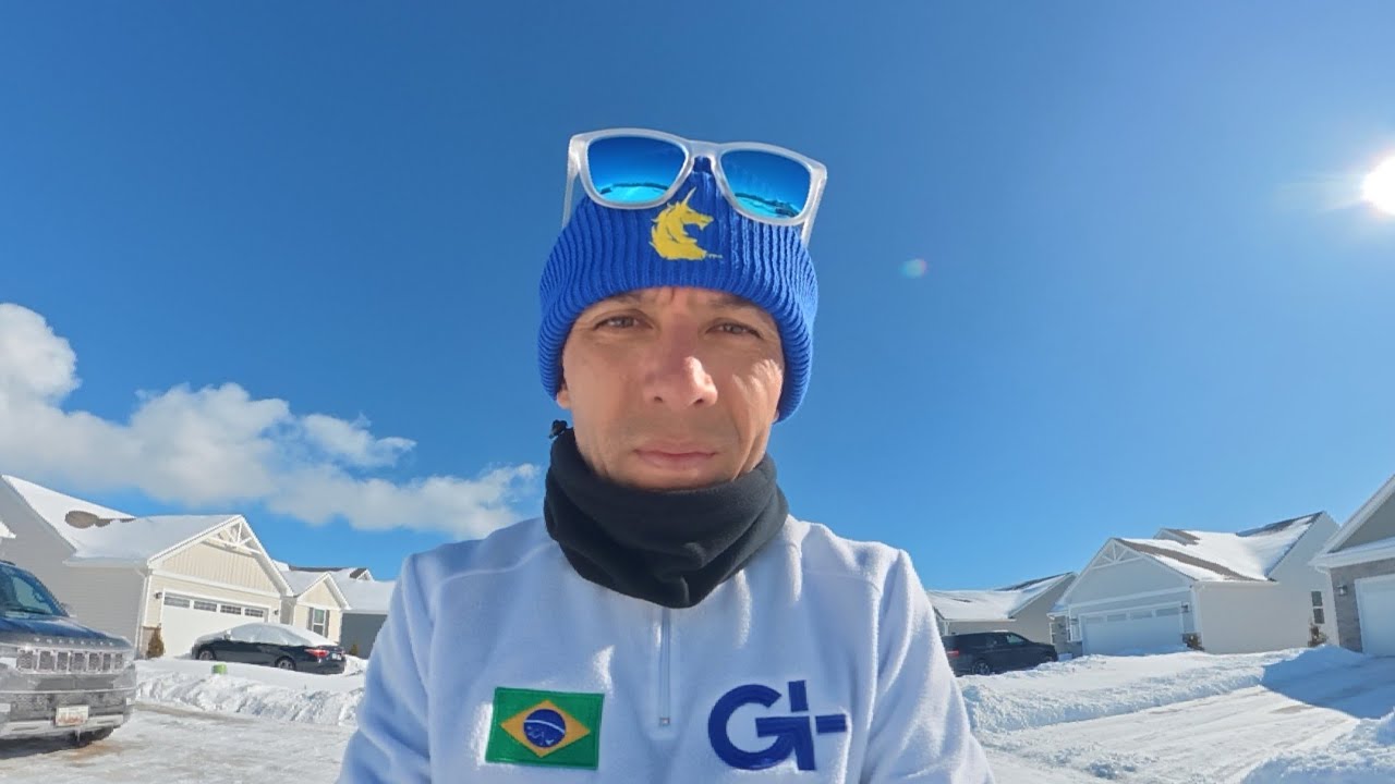 Treino intervalado na neve