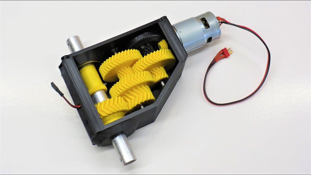 3D printed high torque servo/gearbox version 2