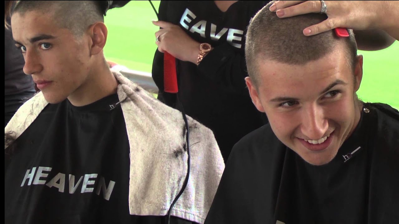 The Big Shave | The AFC Bournemouth youth team shave their heads for EB Charity DEBRA