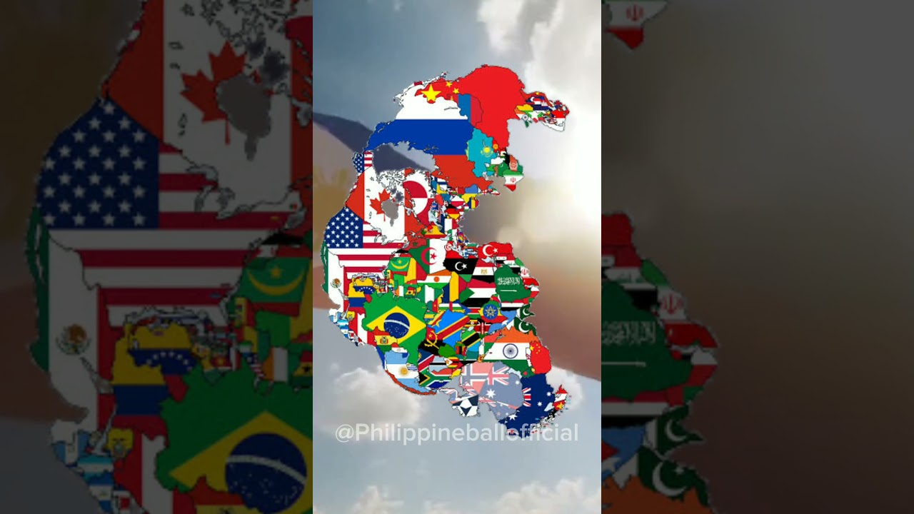 Pangea Supercontinent in Modern Countries (Million years ago) #education #history #geography #shorts