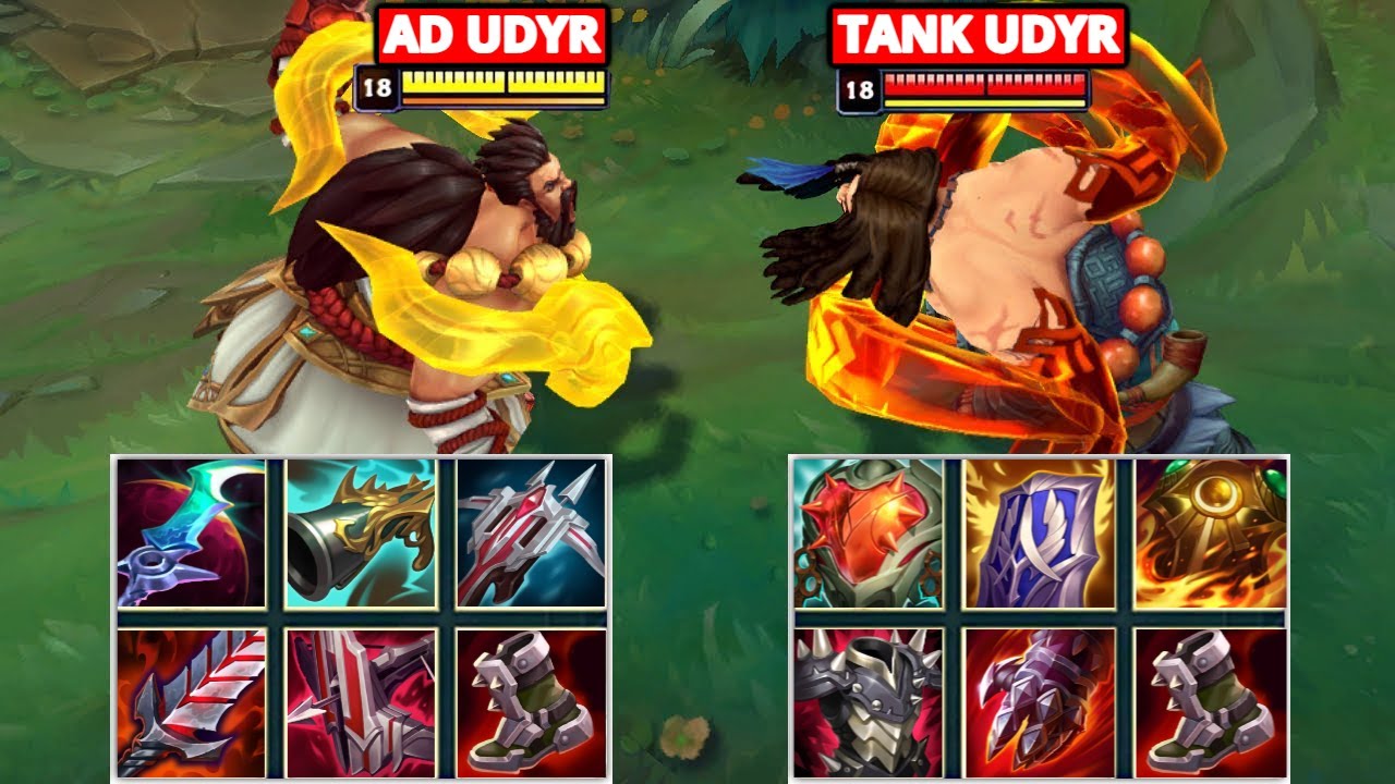 TANK UDYR vs AD UDYR FULL BUILD FIGHTS & Best Moments!