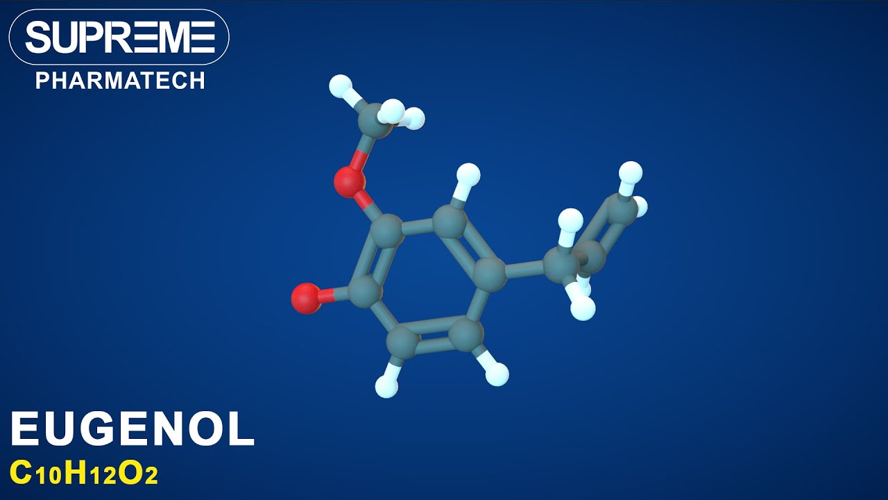 Eugenol | C10H12O2 | 3D molecule