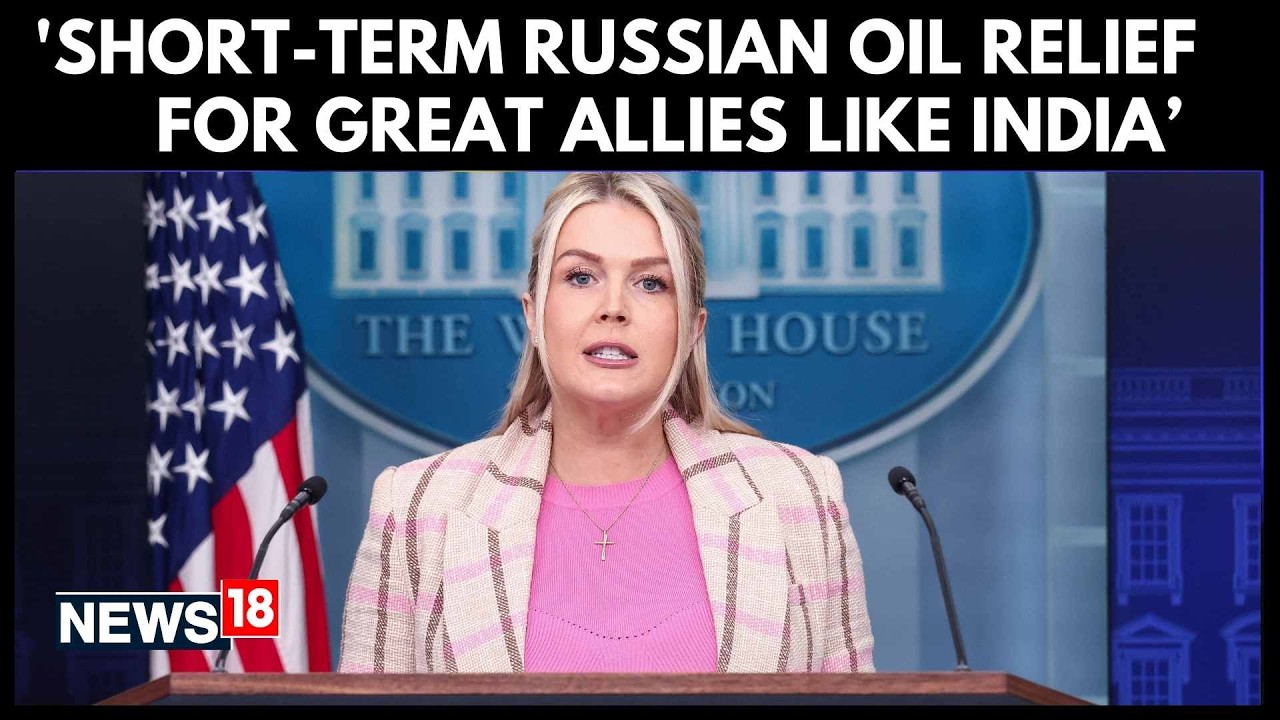 США временно разрешили Индии импорт российской нефти, заявила Каролина Ливитт | Война США с Ирано...