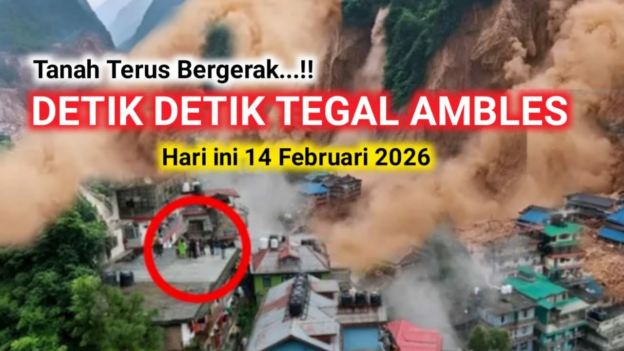 Tanah Gerak Padasari Tegal Belum Berhenti! Ribuan Warga Mengungsi, Ratusan Rumah Rusak Parah