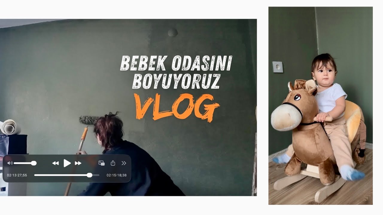 BEBEK ODASI BOYAMA GÜNLÜĞÜ 🧸 | Günlük Vlog: Arkadaş Buluşması & Bebek Rutini