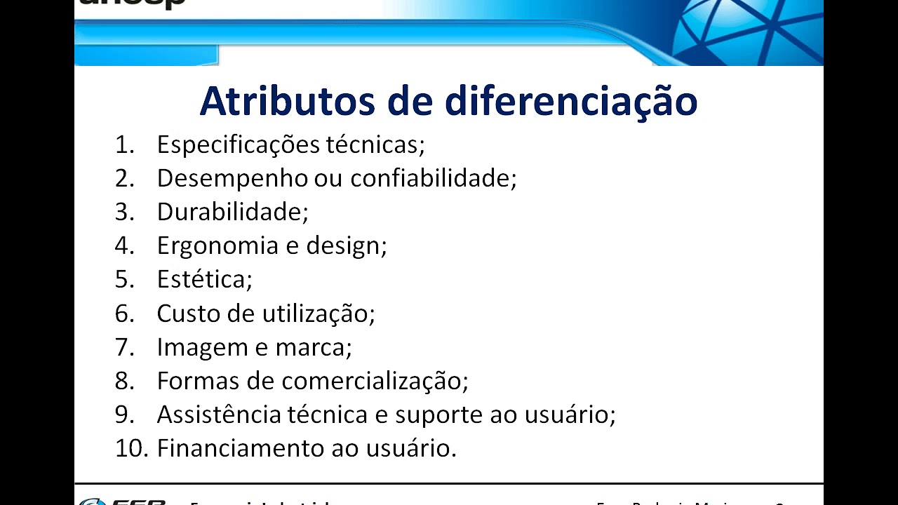 2) Economia industrial - Diferenciação