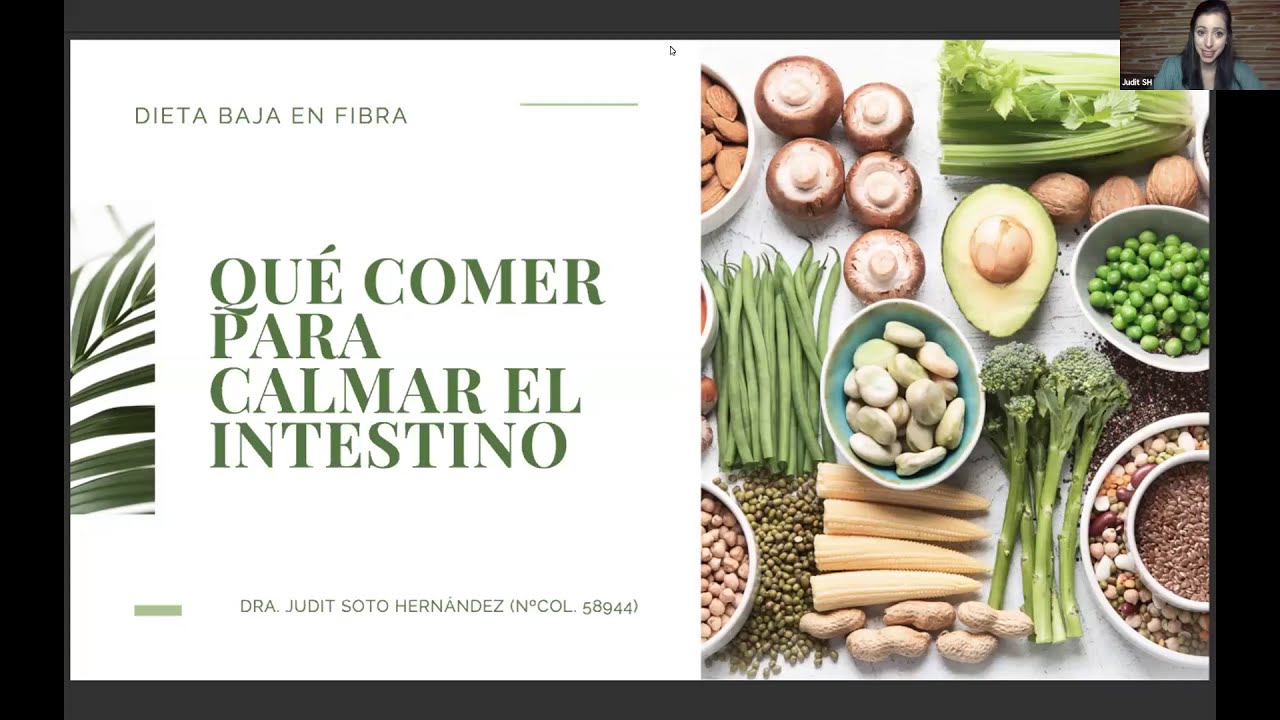 Crohn y colitis ulcerosa: cómo combatir brotes de con alimentación. Judit Soto (17/12/2020)