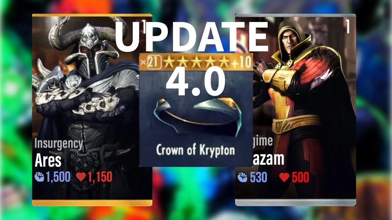 Update 4.0 everything I would do [injustice mobile]