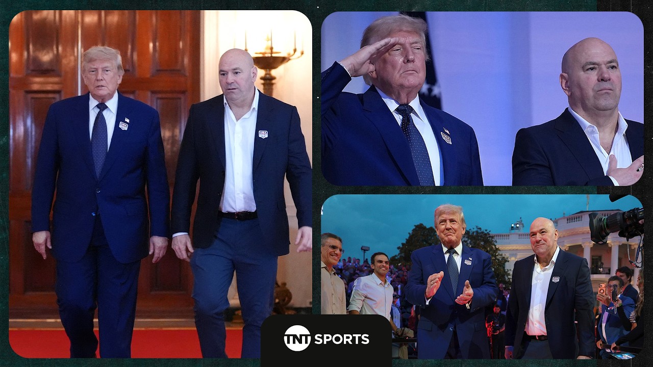 HISTORY MADE! Donald Trump and Dana White emerge from the White House ahead of #UFCFreedom250 🇺🇸
