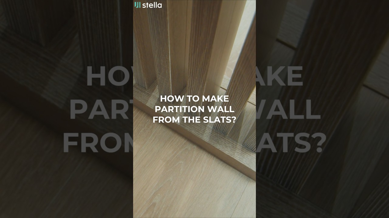 How to make a partition from MDF slats? #interiordesign #home #homedecor #interior #wood #lifehacks