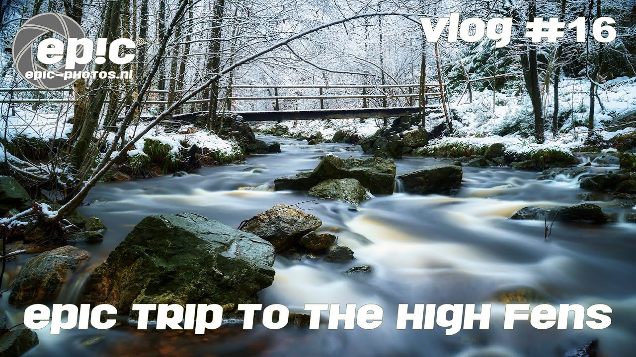 Vlog #16: An EPIC landscape photography trip in the snow: Promenade de la Hoëgne, High Fens Belgium