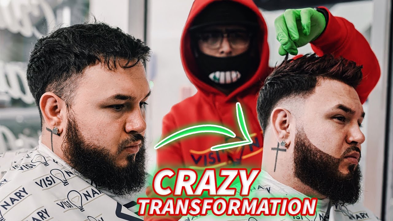 LOW FADE / DROP FADE & BEARD HAIRCUT | INSANE TRANSFORMATION