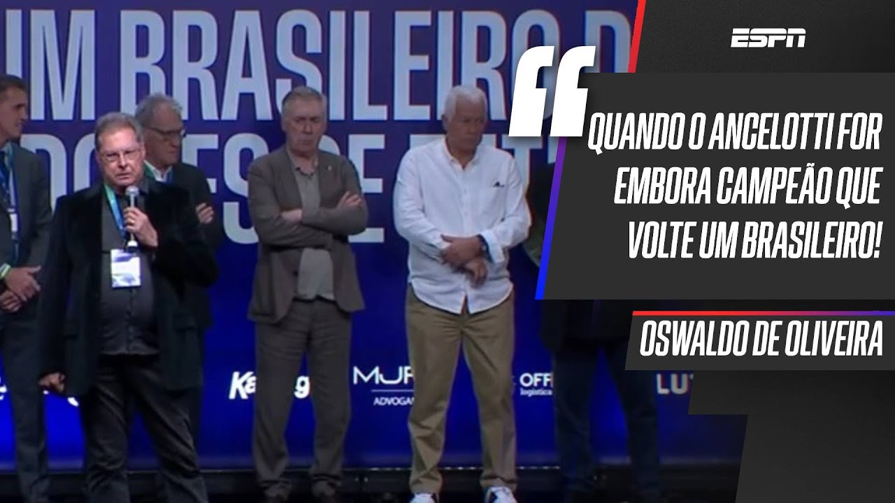 POL&Ecirc;MICA DO DIA! NA &Iacute;NTEGRA AS FALAS DE EMERSON LE&Atilde;O E OSWALDO DE OLIVEIRA NA FRENTE DE ANCELOTTI