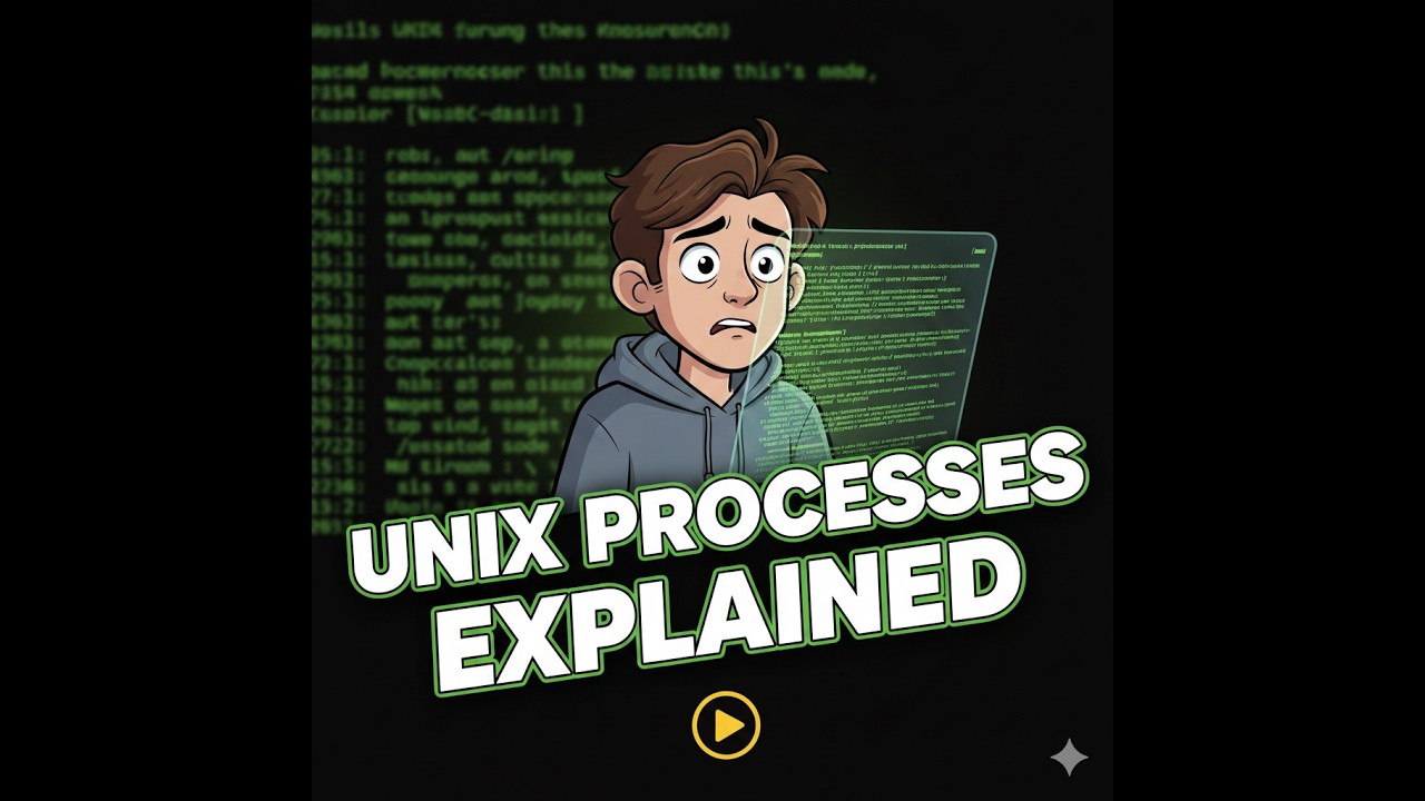 Unix Processes Explained for Beginners (ps, top, jobs, grep, sort, uniq) | Amusement Park Analogy