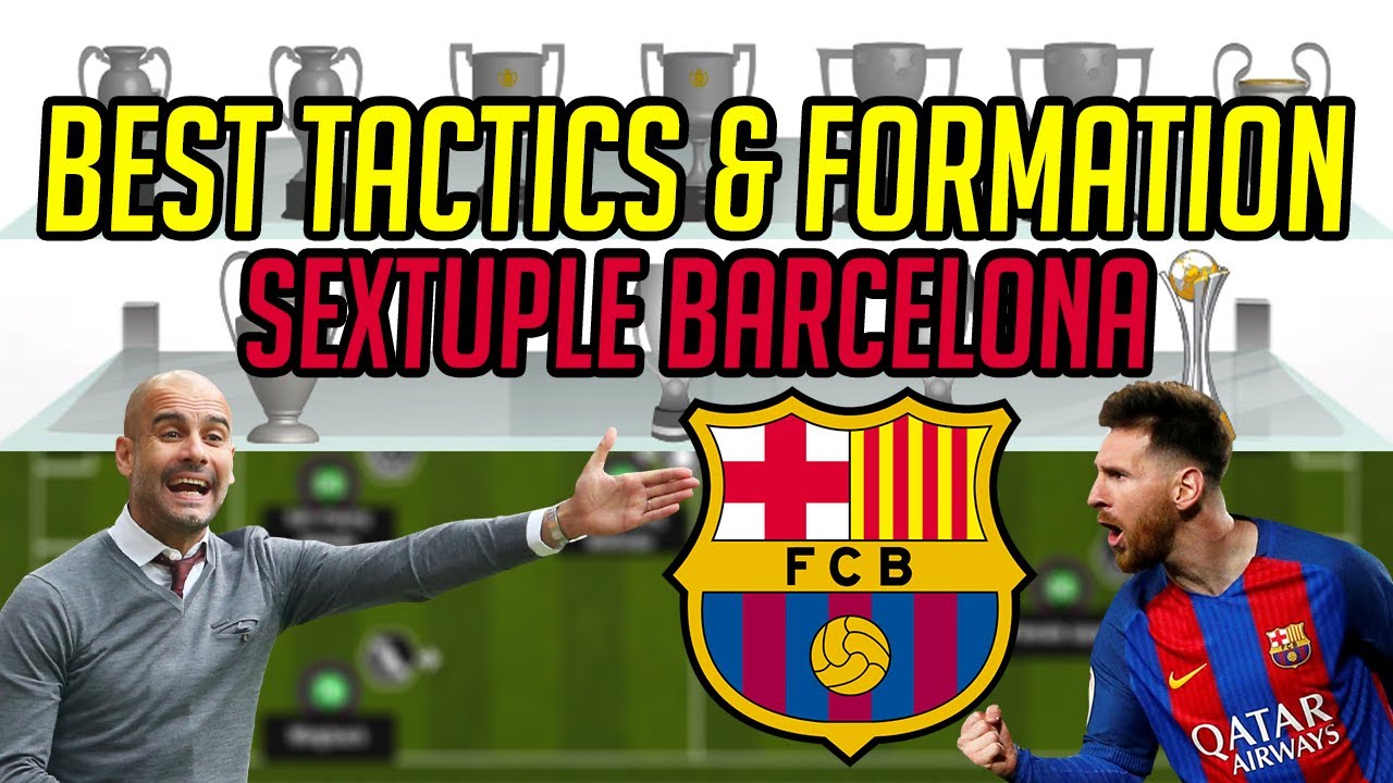 BEST TACTICS & FORMATION BARCELONA! GAMPANG SEXTUPLE! - Soccer Manager 2021