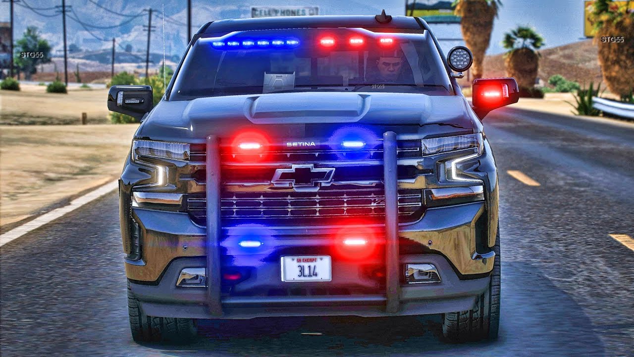 Playing GTA 5 As A POLICE OFFICER Sheriff Monday Patrol| GTA 5 Mod| 4K No Commentary