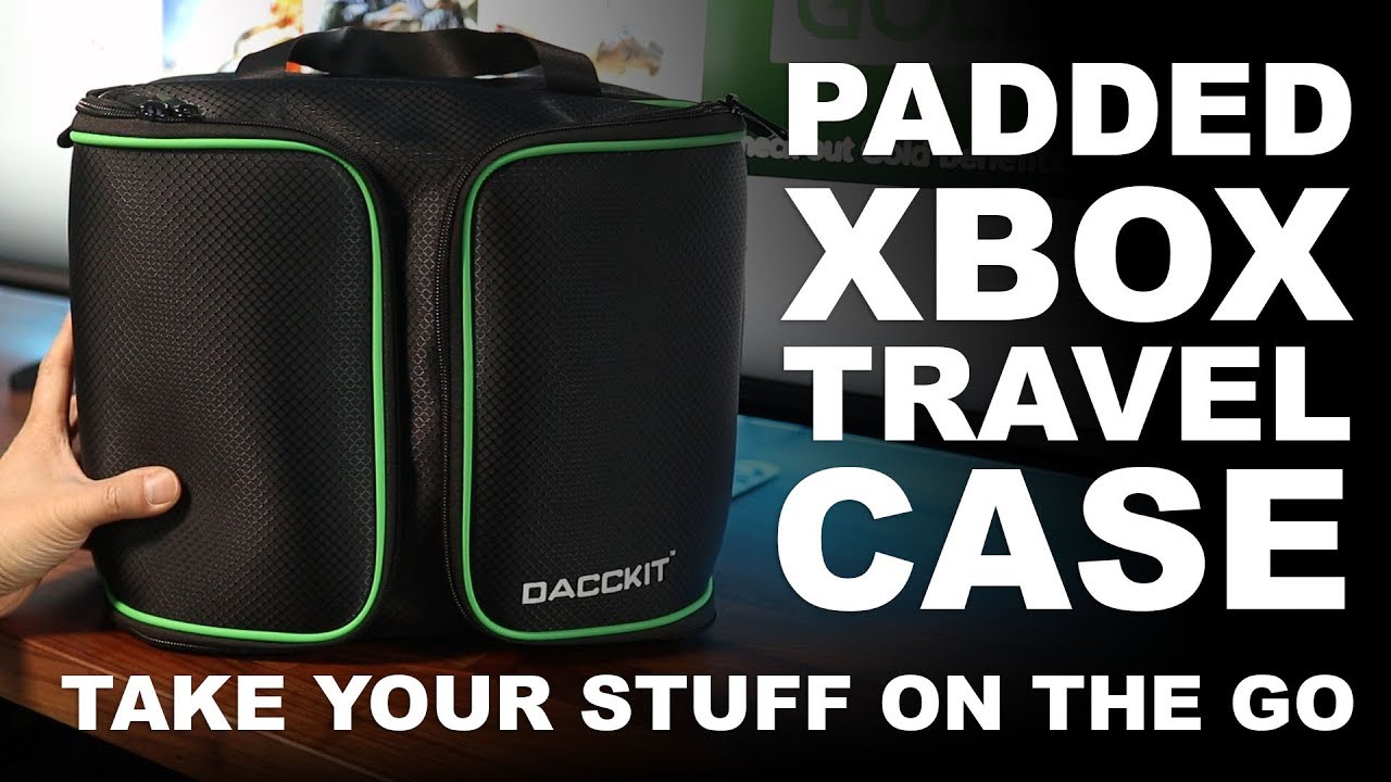 Dacckit Xbox Carrying Bag – Travel Case for Xbox One S and One X – Xbox Travel Set Up