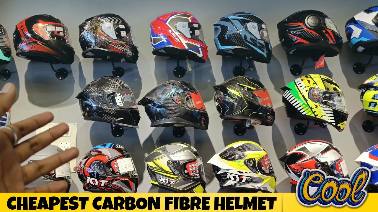 Cheapest CARBON FIBRE Helmet 🔥 | Axor, SMK ⚡ | 