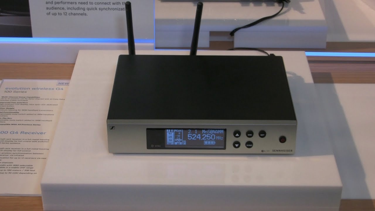 Sennheiser G4 Evolution Wireless Systems | NAMM 2018
