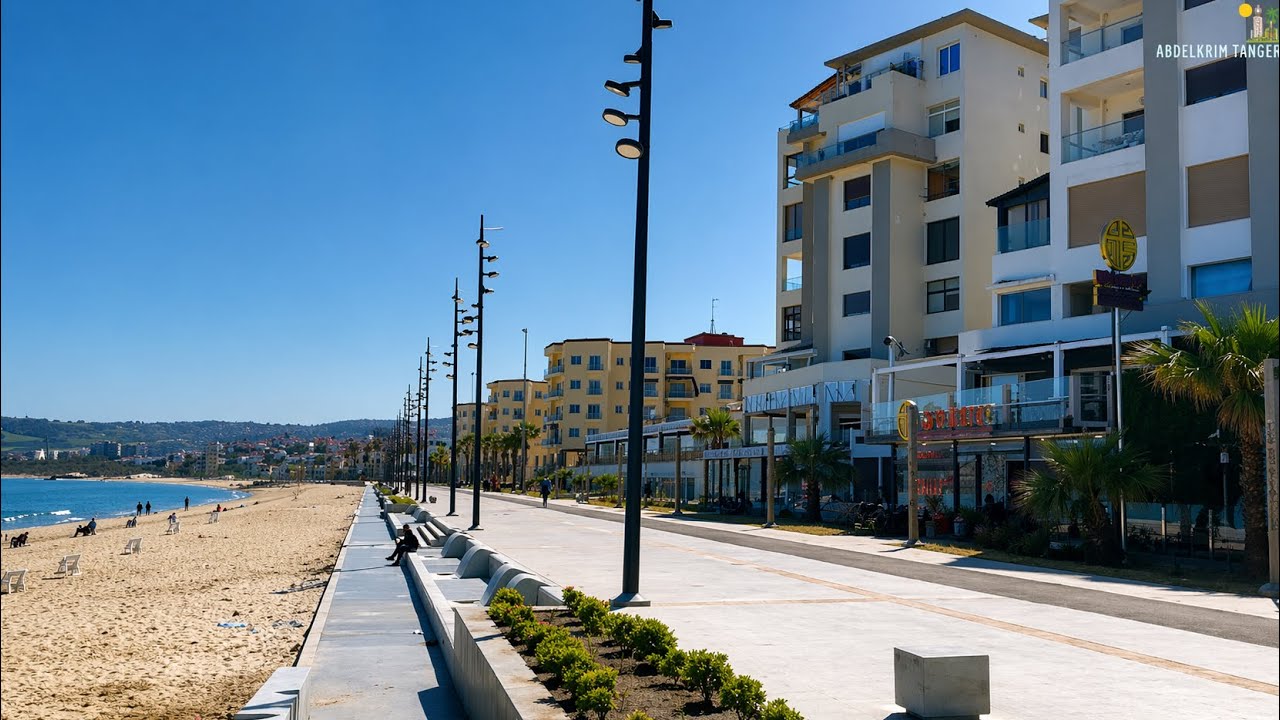 شاهد كورنيش مالاباطا في حلة جديدة😍... جولة من مرقالة الى مالاباطا Tangier City Tour