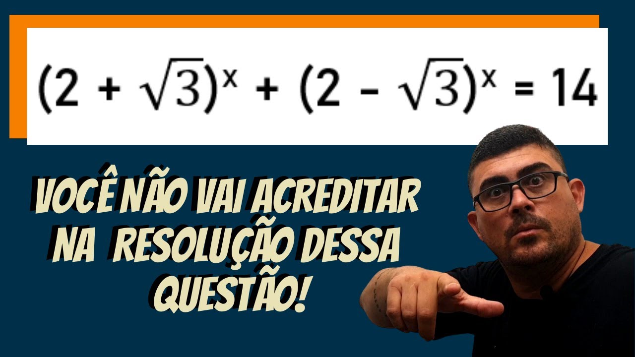 NÃO É TODO DIA QUE VOCÊ VÊ UMA QUESTÃO COMO ESSA!