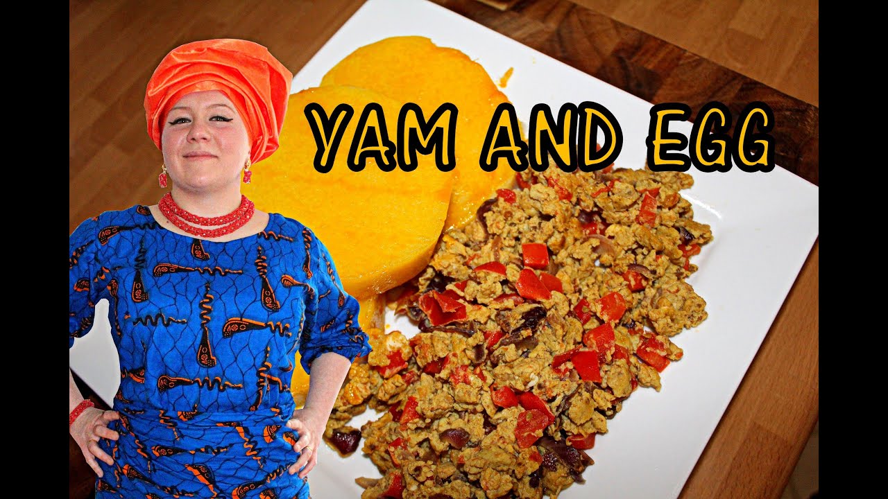 Oyinbo Cooking: Boiled Yam and Fried Egg! Typical Nigerian Breakfast - Delicious and Fulfilling!