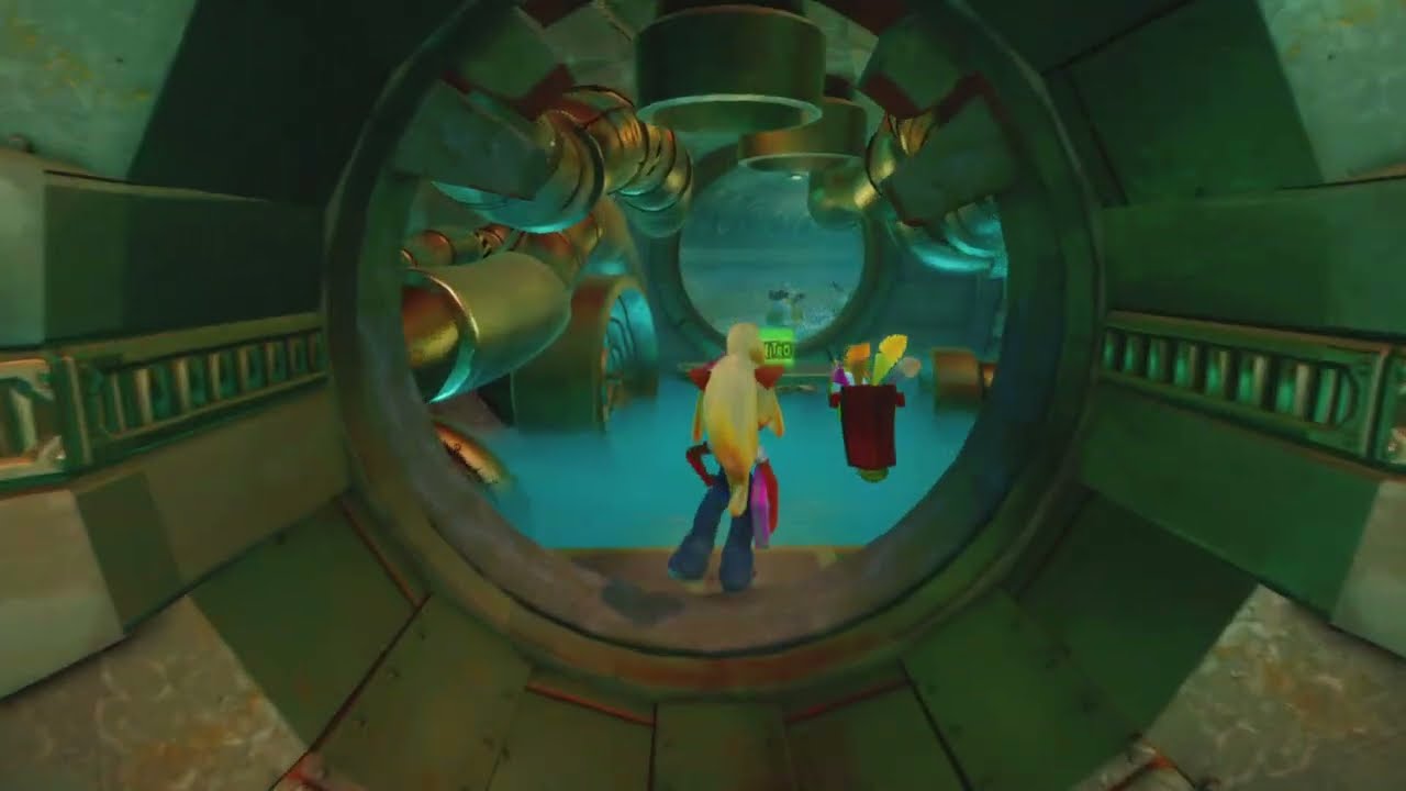 Coco Bandicoot takes the gem route in Sewer or Later