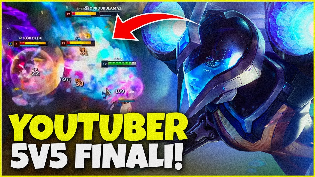 ALAN KAZANIR! LOL YOUTUBERLARI 5V5 FİNAL MAÇI!