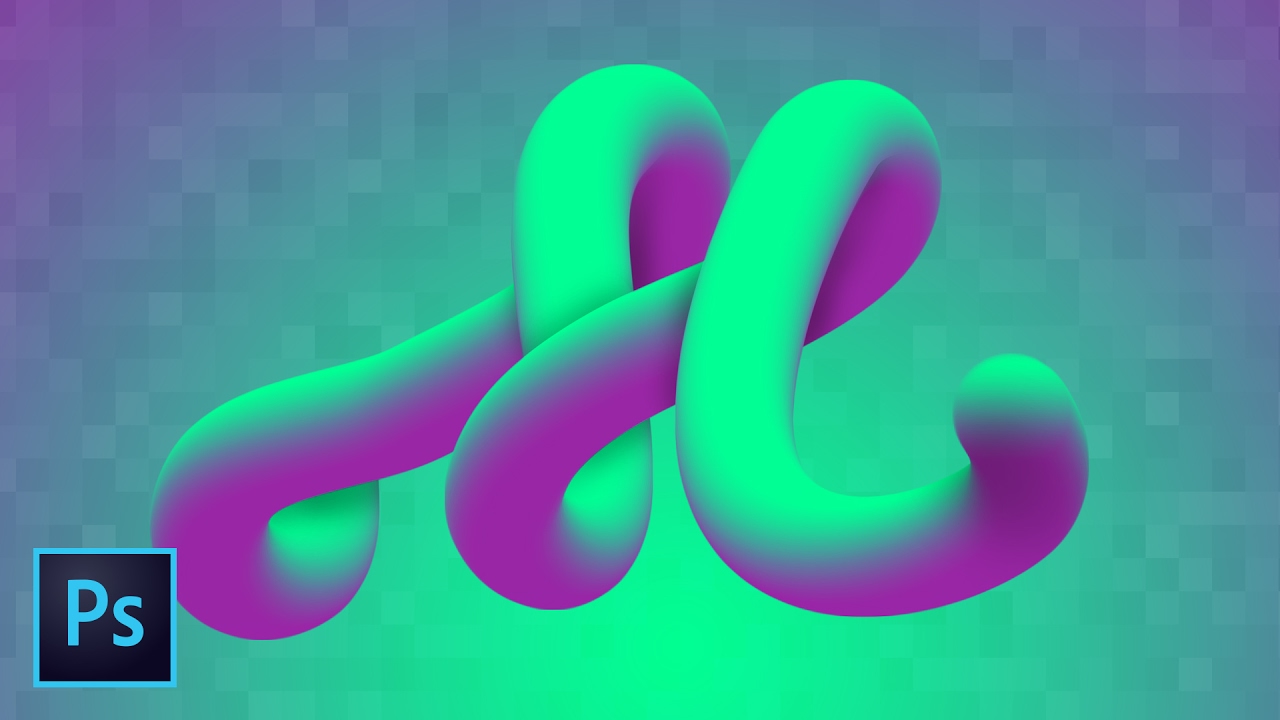 Расширенные эффекты 3D-типографики ЧАСТЬ 1 Photoshop CC (Как создать потрясающий текст с помощью ...