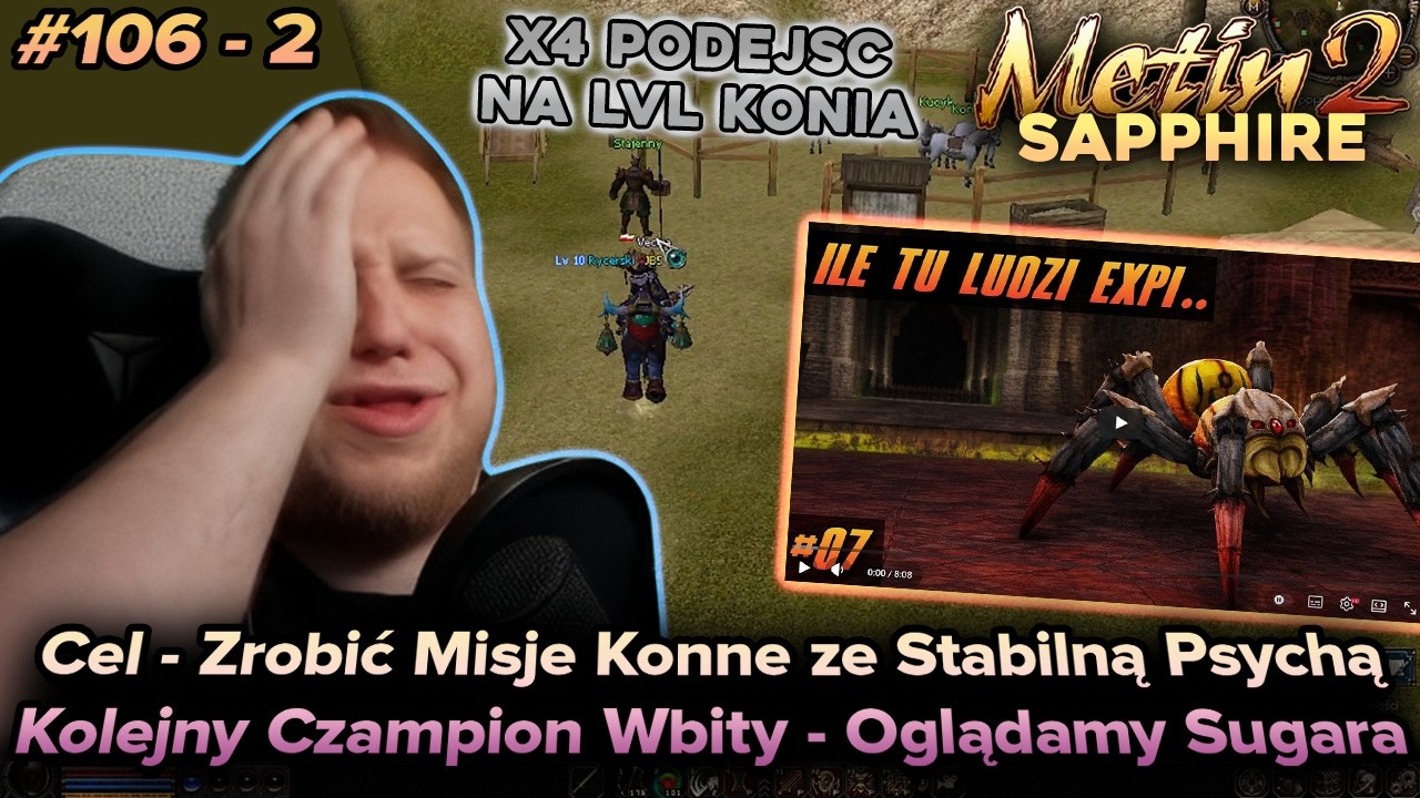 Sabal - Metin2 - Sapphire - Rozwijamy konia na słupie, kolejny Champion oraz oglądamy Sugara - 7/2