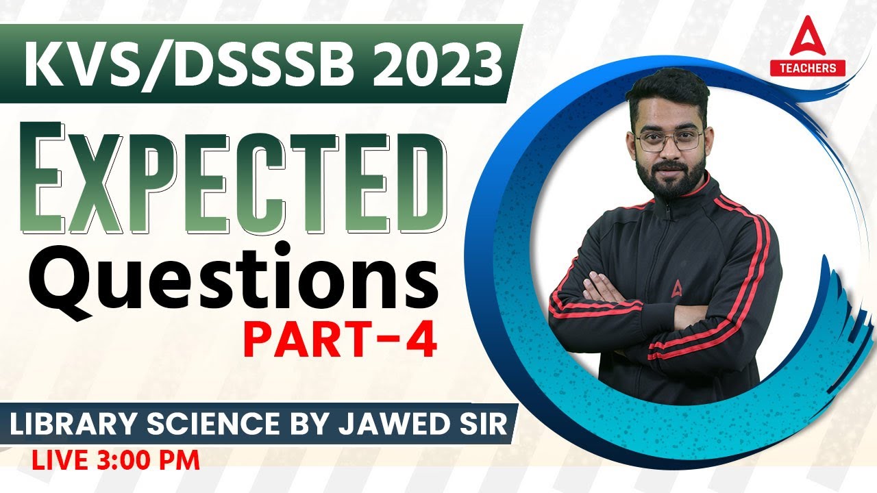 KVS 2023 Preparation | KVS Librarian | KVS Library Science | Expected Questions #4