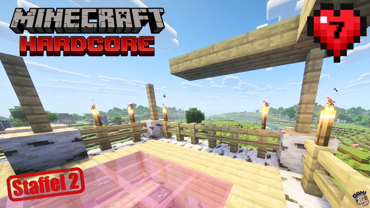 Dachterrasse und weitere Pläne 🔨👷🏼‍♀️ [HC▪︎S02F007] Minecraft Hardcore | Live Let’s Play