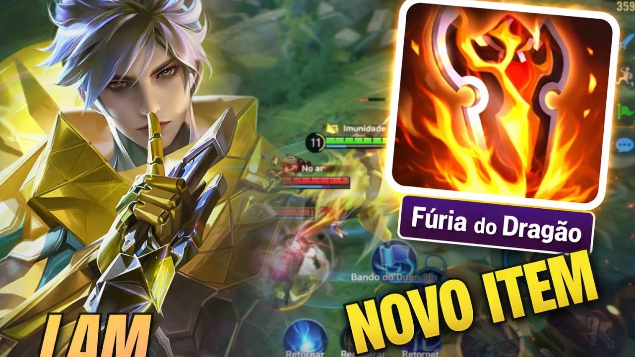 ESSE NOVO ITEM QUEBROU O LAM?! 😱 | FÚRIA DO DRAGÃO – HONOR OF KINGS