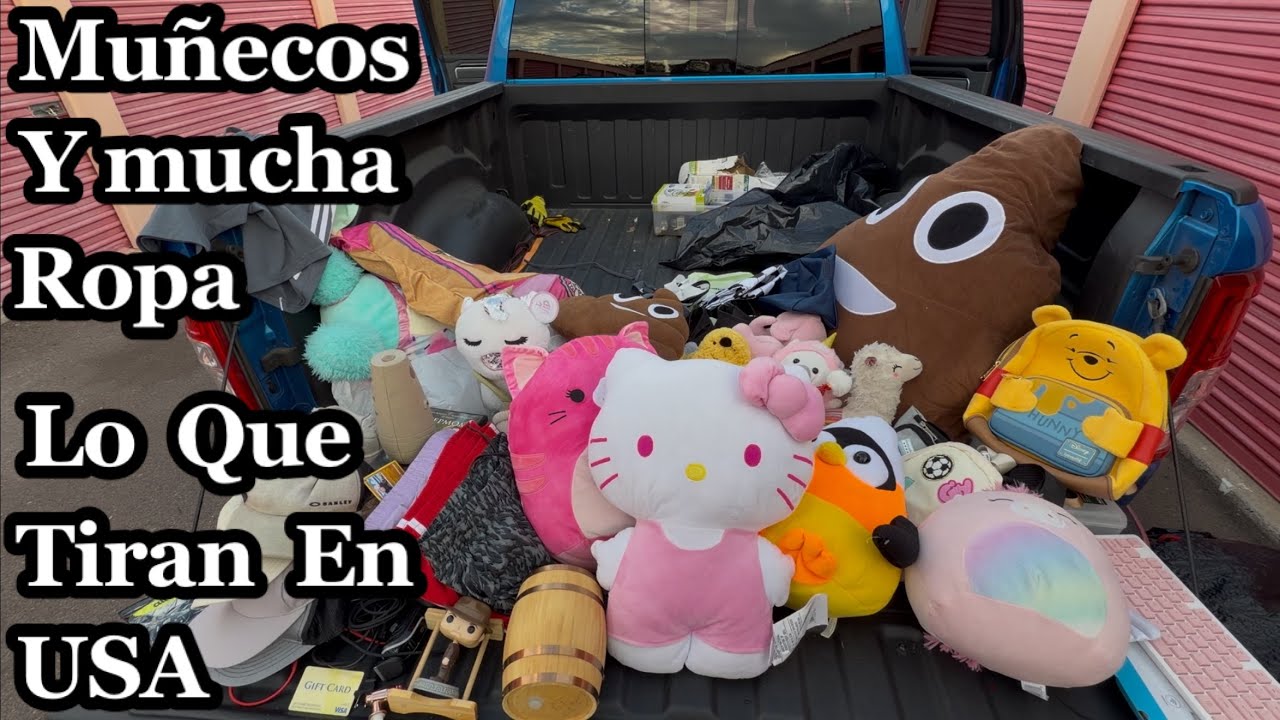 LO QUE TIRAN EN USA🤗ROPA MUÑECOS Y MUCHAS COSAS MÁS SALIERON😱