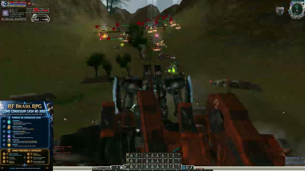 RF Brasil: сервер RPG и PVP MMORPG Rising Force Online