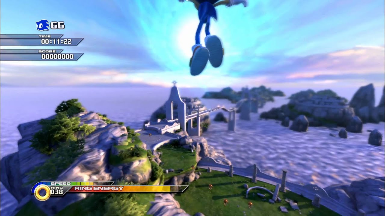 Sonic Unleashed Windmill Isle Act1 Speed Run 0:20:68