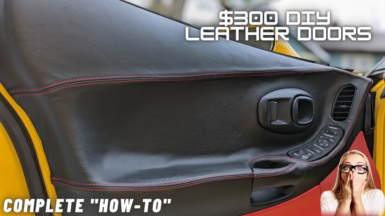 C5 LEATHER DOOR PANEL UPGRADE | COMPLETE HOW-TO (FIXED VIDEO)