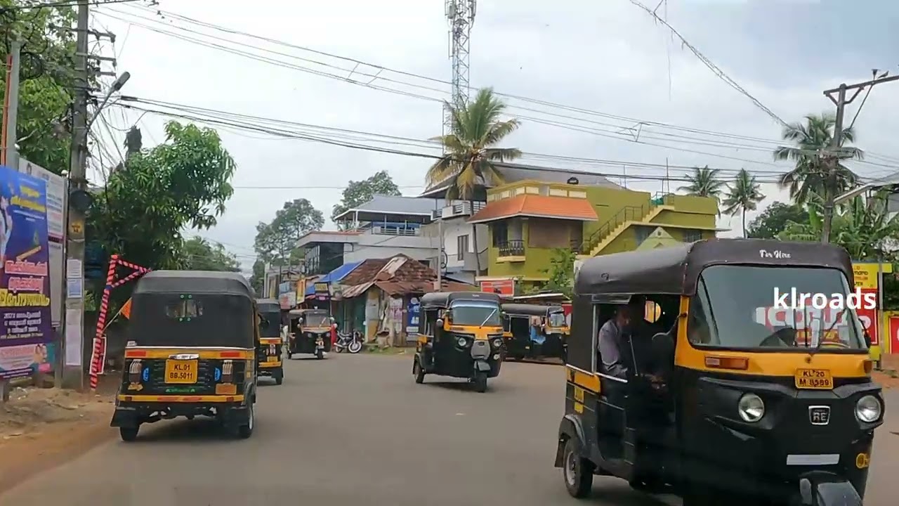 Drive from Arapura to Perukavu via PTP, Thirumala, Thrikkanapuram
