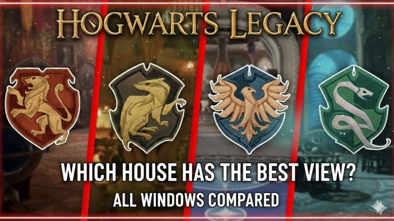Hogwarts Legacy: All House Windows Compared
