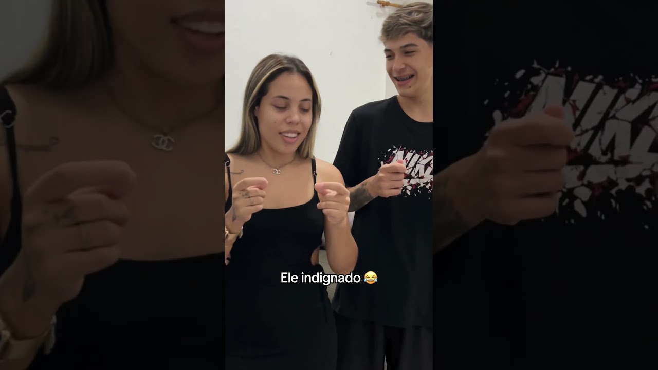 Ele ficou com medo desse v&iacute;deo 😂😂