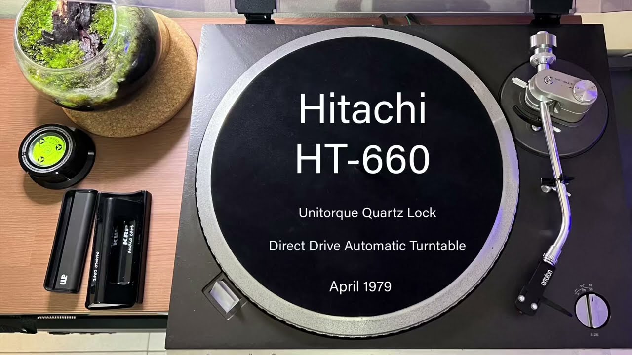 Hitachi HT-660. Updating an old Turntable