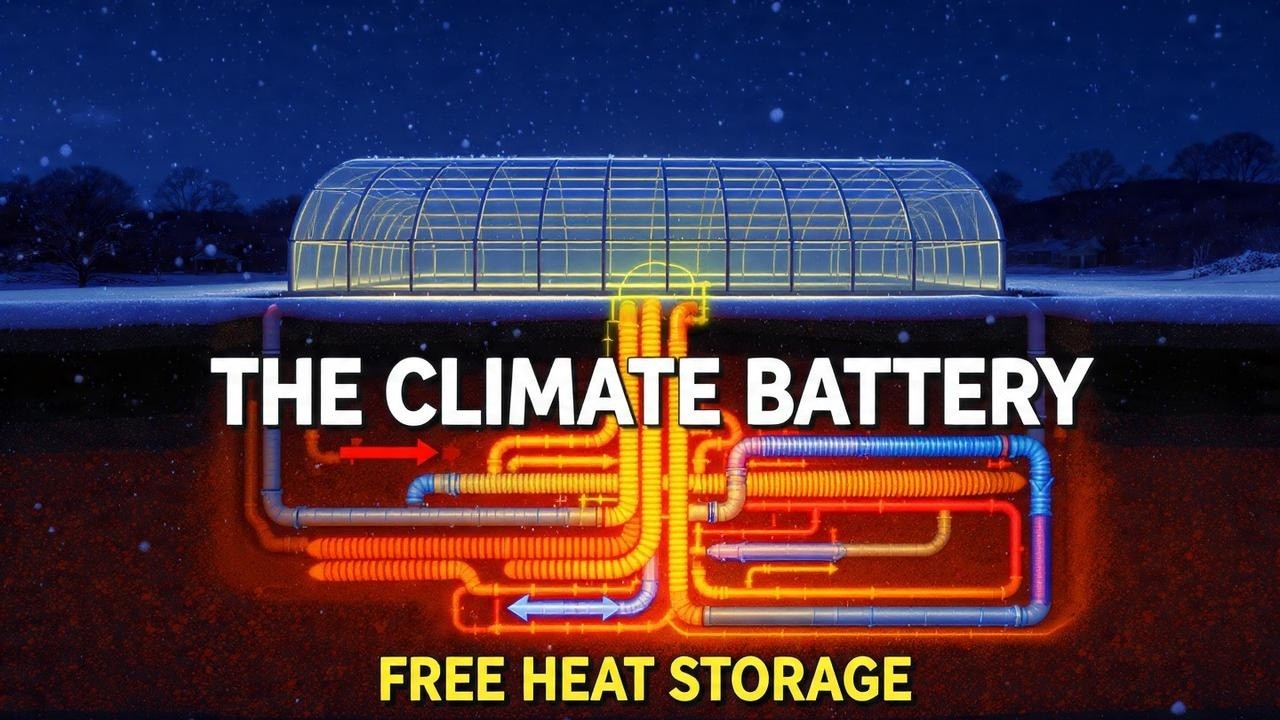 The Climate Battery Explained: Ground to Air Heat Transfer (GAHT) for Greenhouses
