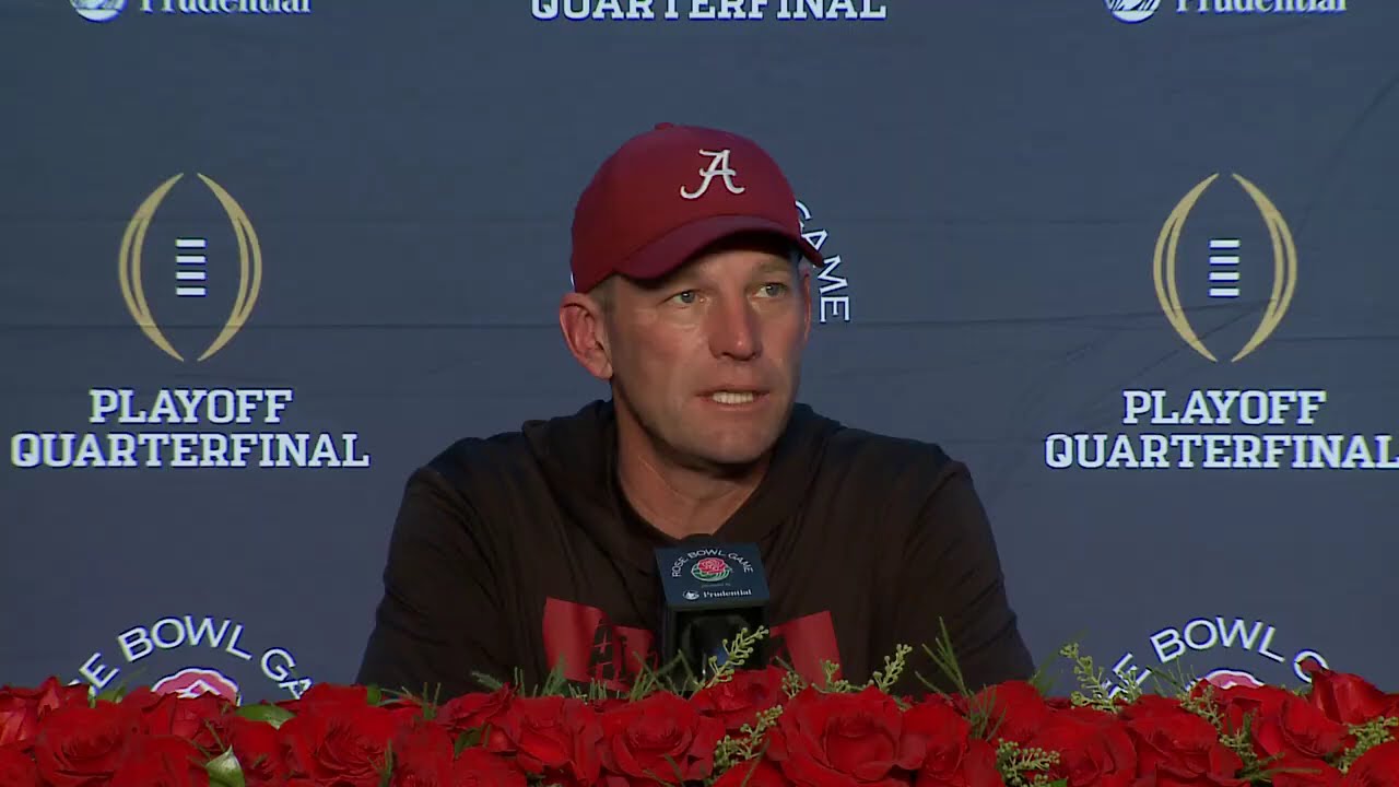 Alabama Football: 2026 Rose Bowl Post Game Press Conference