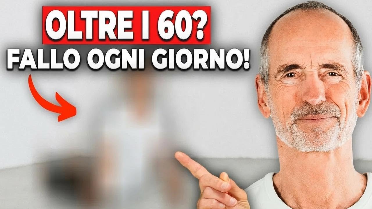 Hai più di 60 anni? Fai questo esercizio ogni giorno (bastano 5 minuti)