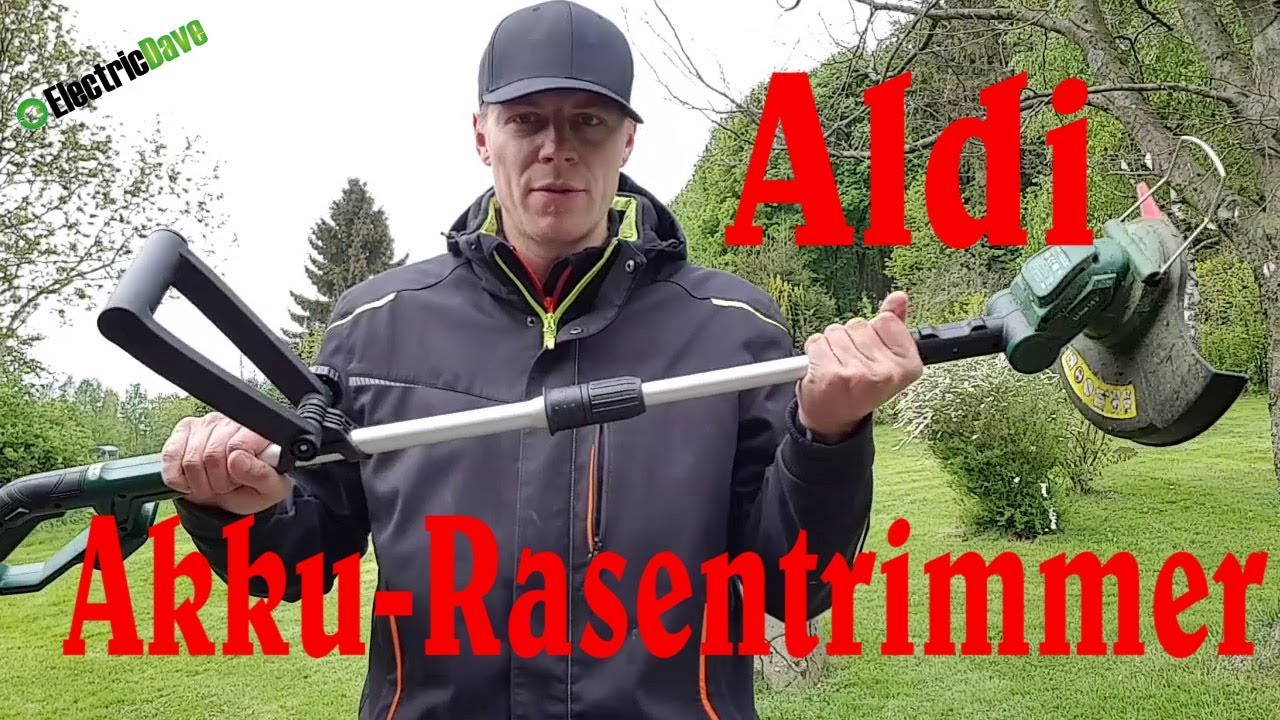 18V Akku-Rasentrimmer - Aldi - Gardenline Testbericht